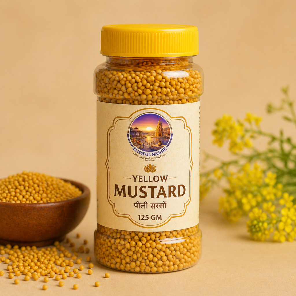 Yellow mustard seeds