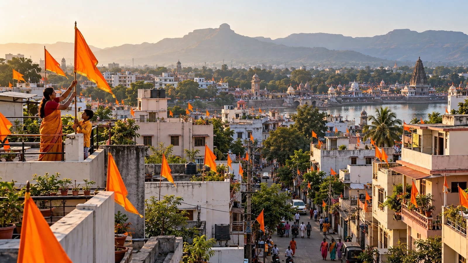 नाशिक व त्र्यंबकनगरीला चढणार भगवा रंग